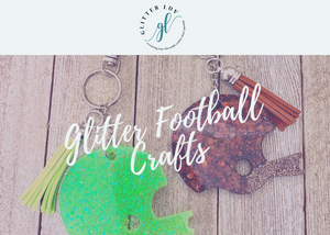 Glitter Football Crafts