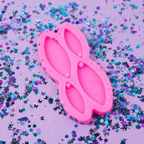 Glitter Luv Accessories Silicone Mold Oval Earring Silicone Mold