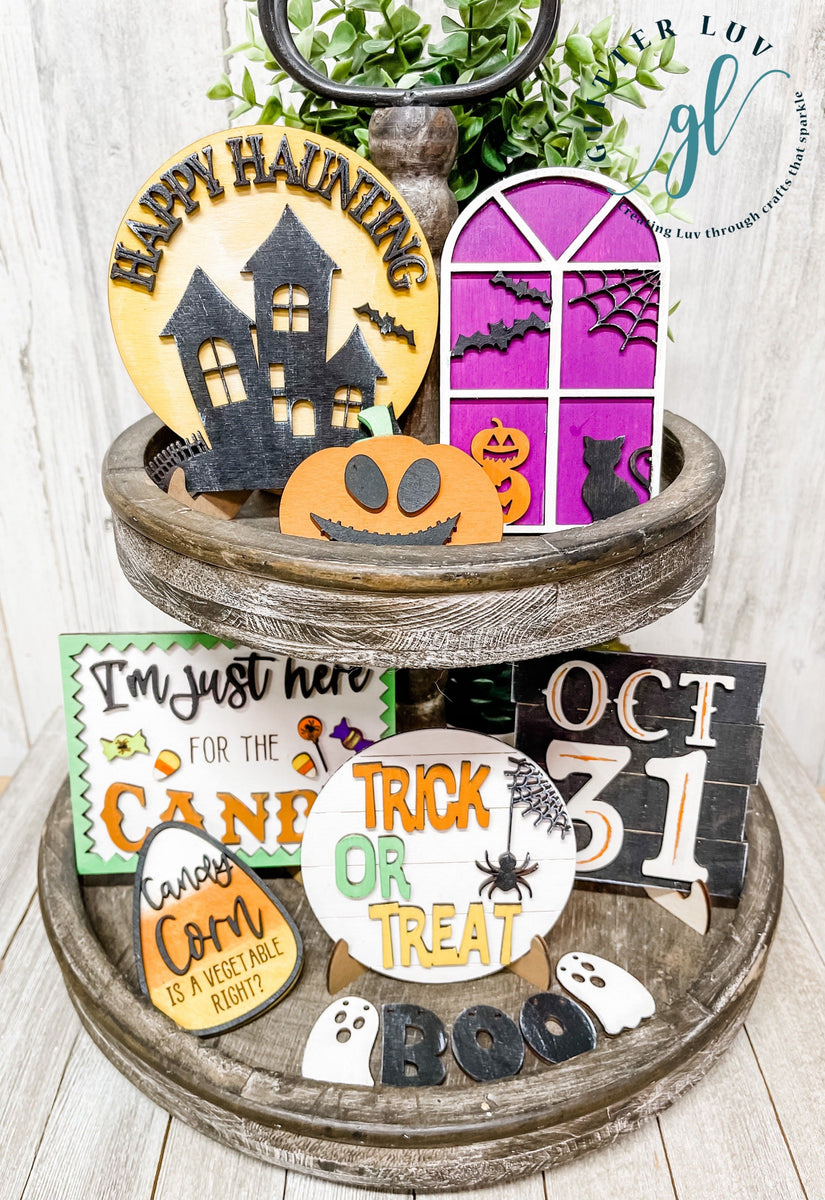 Halloween Tier Tray DIY Kit – Glitter Luv