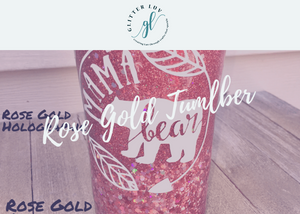 Rose Gold Ombre Tumbler