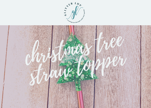 Christmas Tree Straw Topper