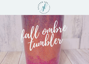 Fall Ombre Tumbler