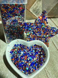 Independence Chunky Dots Glitter