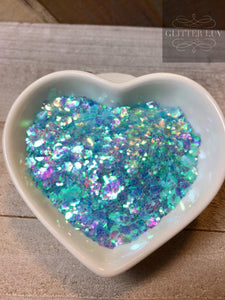 Sea Glass Iridescent Chunky Glitter