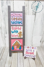 Glitter Luv DIY Kits Gingerbread Leaning Ladder Interchangeable DIY Kit