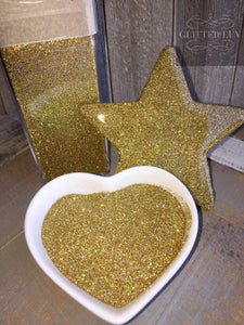 Glitter Luv Holographic Gold Kisses Holographic Gltter