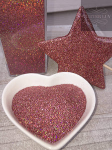 Glitter Luv Holographic Rose Gold Holographic Glitter