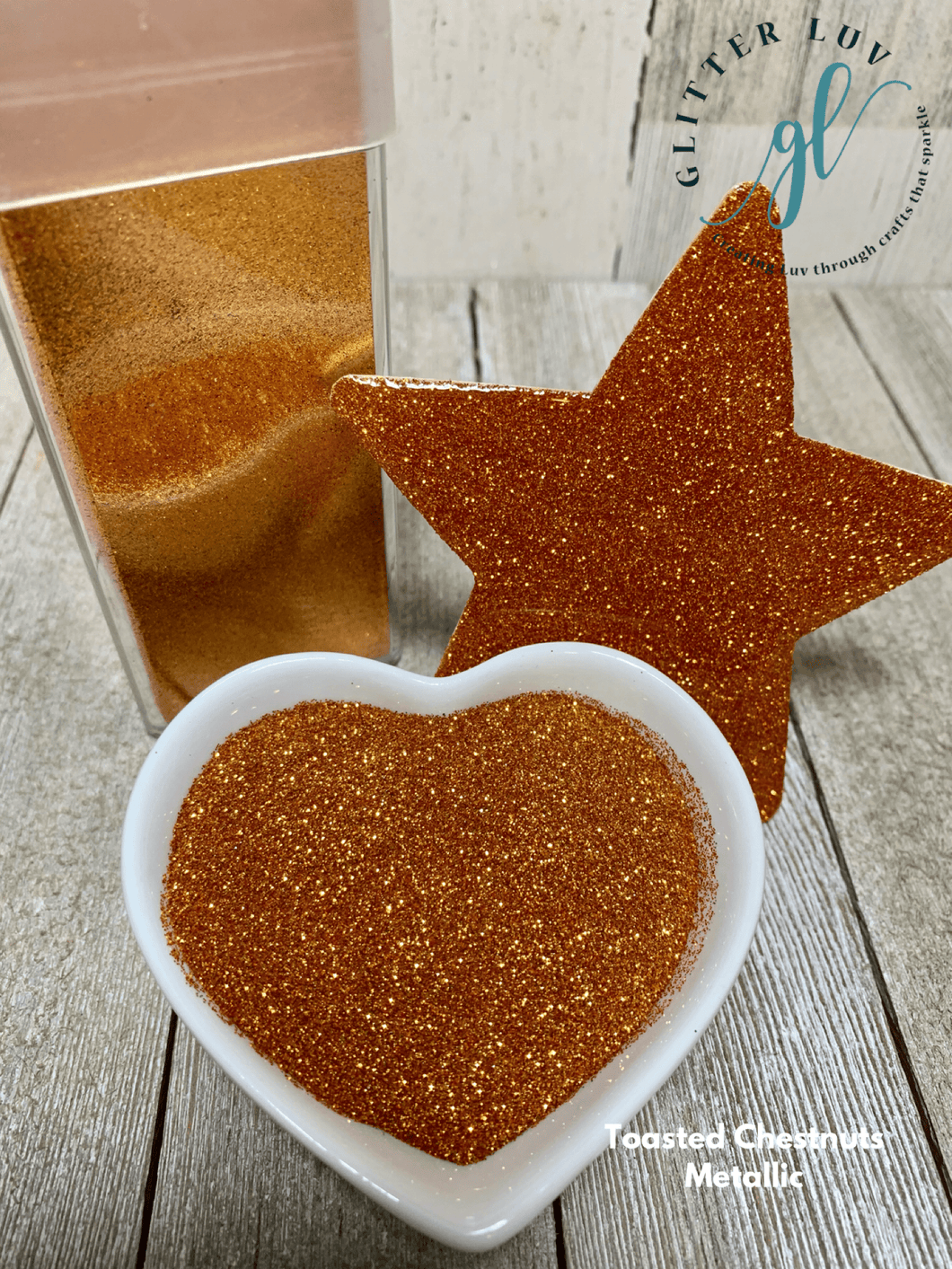 Glitter Luv Metallic Glitter Toasted Chestnuts Metallic